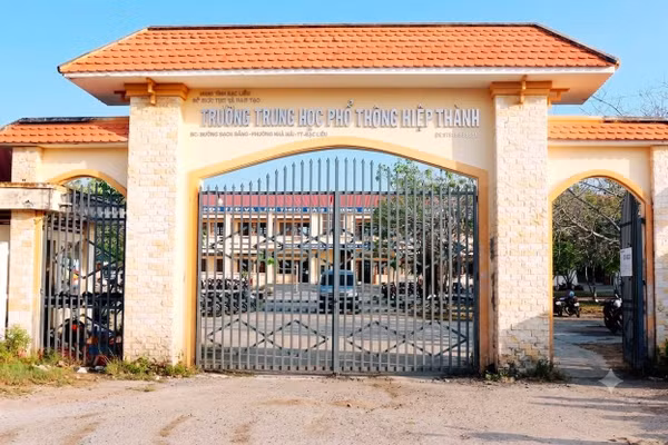 Trường THPT Hiệp Thành, Cà Mau.