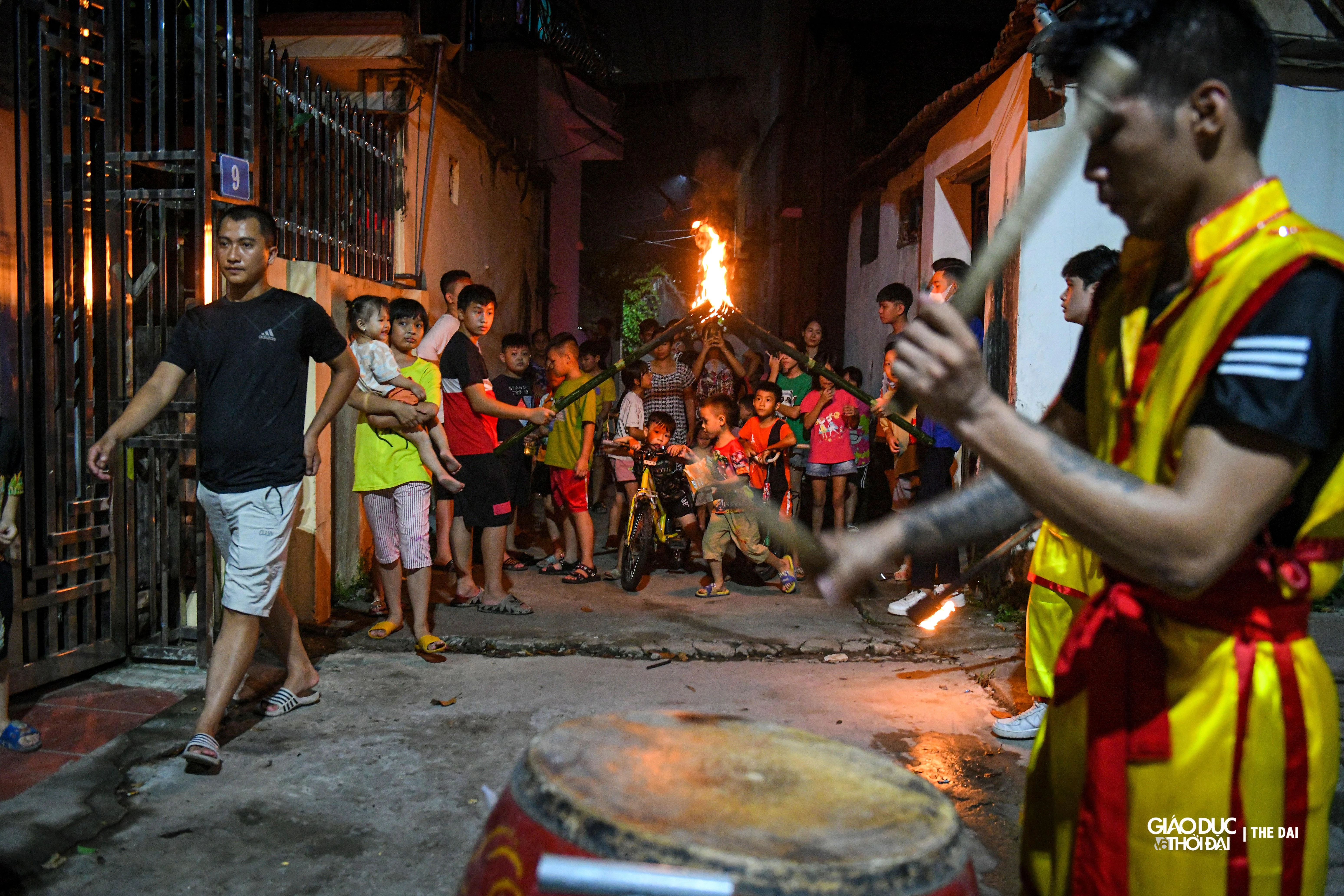 Anh Văn Tuyến - người dân tại thôn cho biết: Đội múa lân có từ những thế hệ 7x-8x, đến nay trở thành nét văn hóa riêng của thôn.