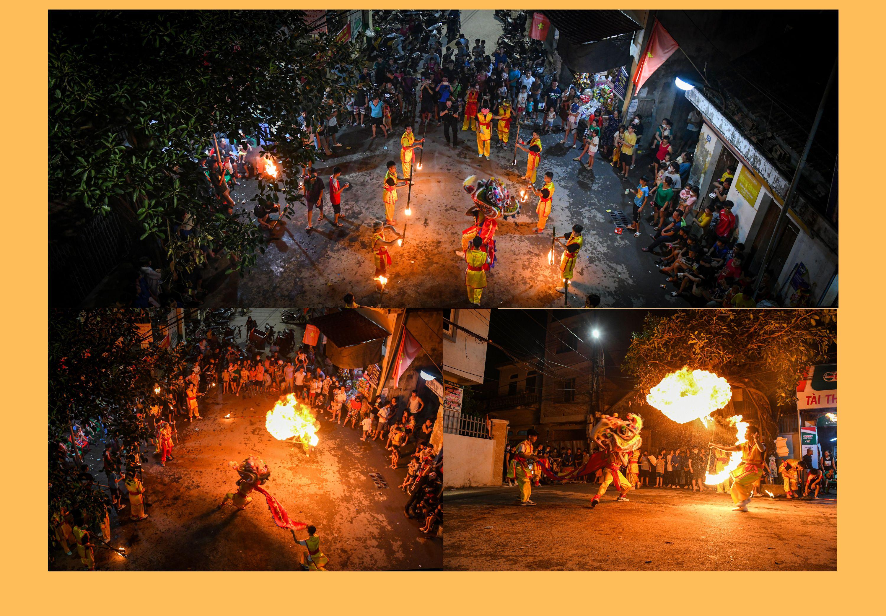 Một thành viên đội múa lân cho biết: Năm nay đến lượt độ tuổi 1997 tổ chức đội múa lân. Mọi năm xem biểu diễn, tôi đã rất háo hức để đến lượt mình vào đội. Năm nay, đội chúng tôi cũng gồm 15 thành viên, toàn bộ là người trong thôn. Các thành viên trong nhóm đều tập luyện và biểu diễn trên tinh thần tự giác và muốn cho người dân trong thôn, nhất là các bạn nhỏ, có một mùa Trung thu vui vẻ, ý nghĩa.