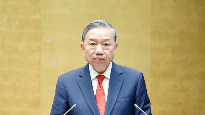 Tổng Bí thư Tô Lâm phát biểu chỉ đạo. (Ảnh: Thống Nhất/TTXVN)