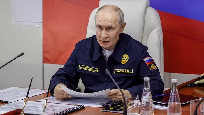 Tổng thống Nga Vladimir Putin.