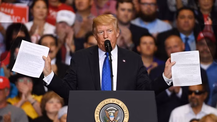 Tổng thống Mỹ Donald Trump.