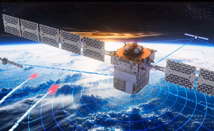 Mô phỏng khái niệm phòng thủ trên không gian của Lockheed Martin.