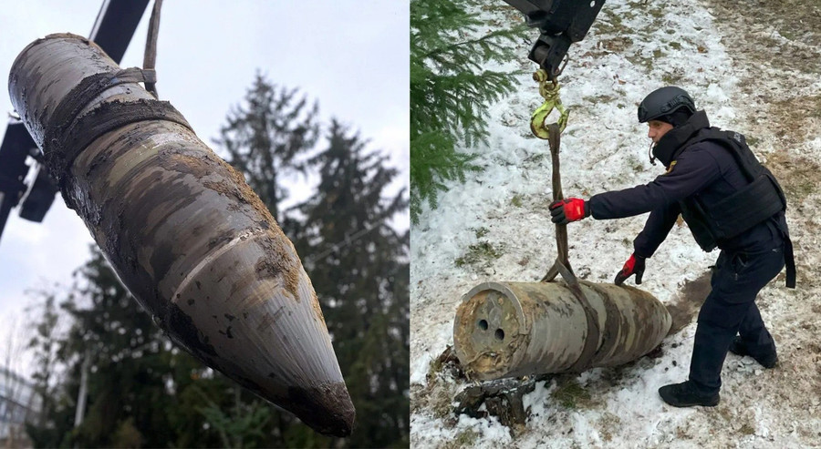 Ukraine thu hồi đầu đạn được cho là của tên lửa Kinzhal trong cuộc tấn công hồi năm 2024.