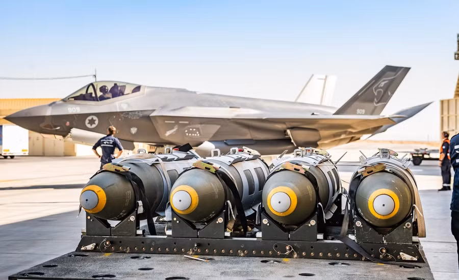 Tiêm kích tàng hình F-35I của Israel.