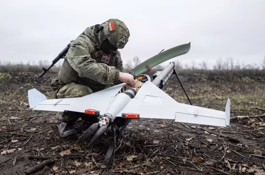 Hoạt động tác chiến của kíp điều khiển UAV Nga tại Kupyansk.