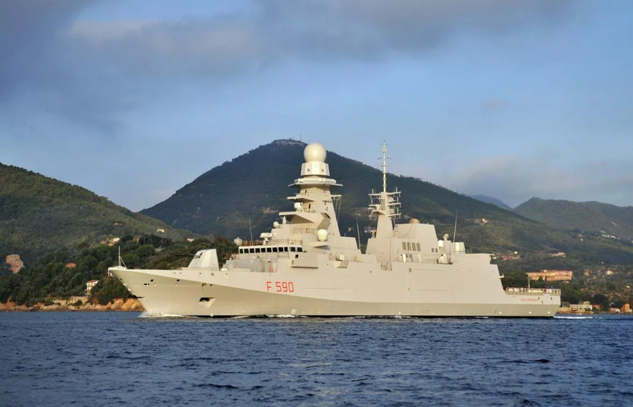 Nguyên mẫu tàu Carlo Bergamini của Ý, thuộc lớp FREMM.