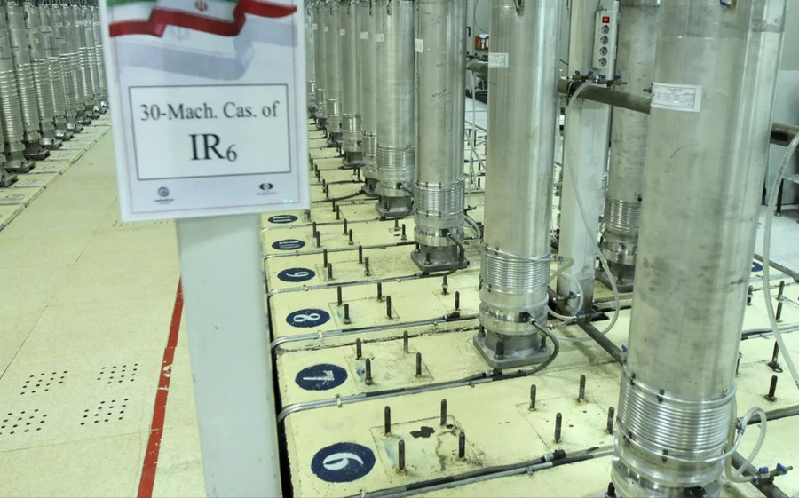 Các máy ly tâm tại cơ sở làm giàu uranium Natanz của Iran.
