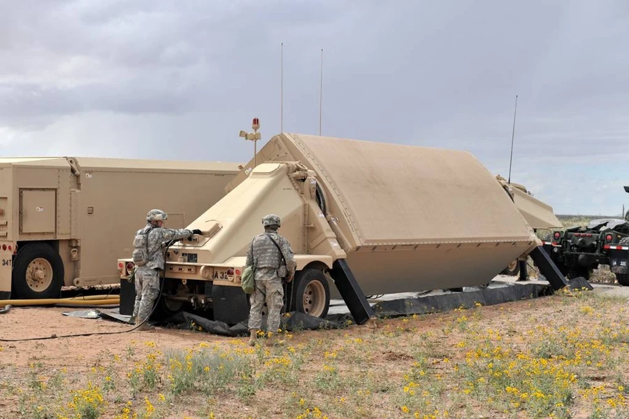 Hệ thống radar AN/TPY-2 của tổ hợp THAAD.