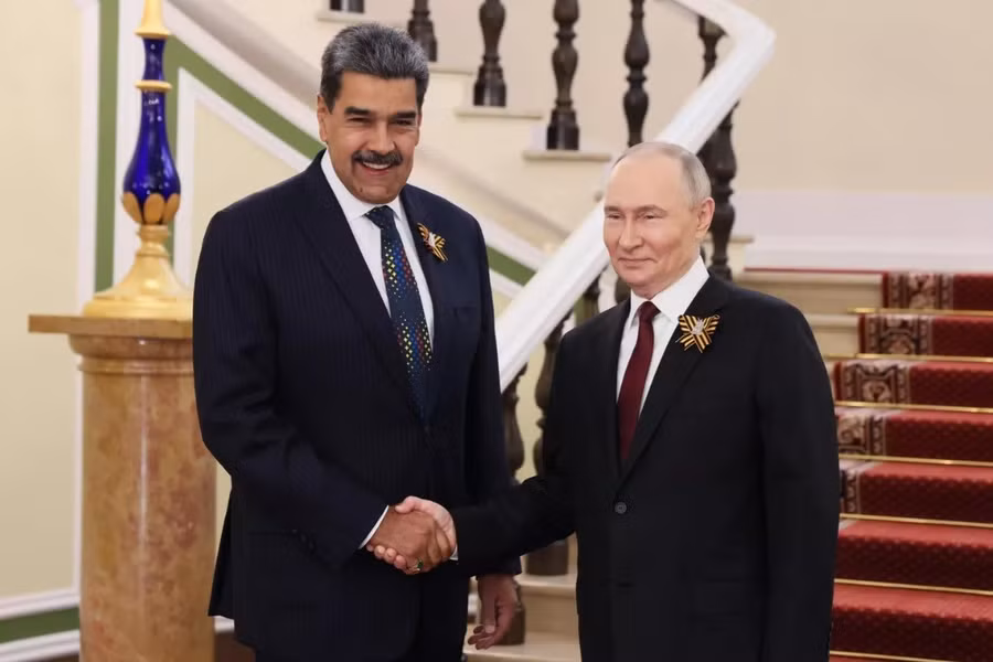 Tổng thống Venezuela Nicolas Maduro và Tổng thống Nga Putin tại Điện Kremlin.