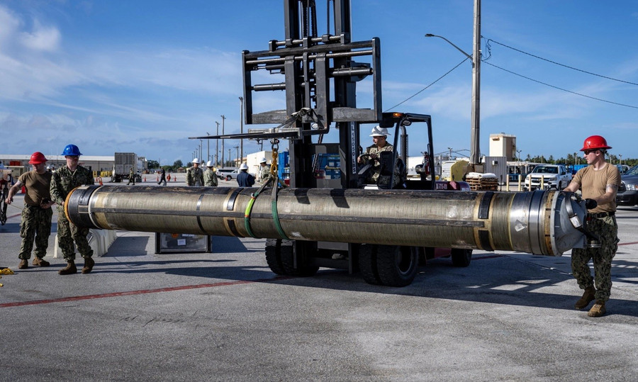 Tên lửa hành trình Tomahawk của Mỹ.