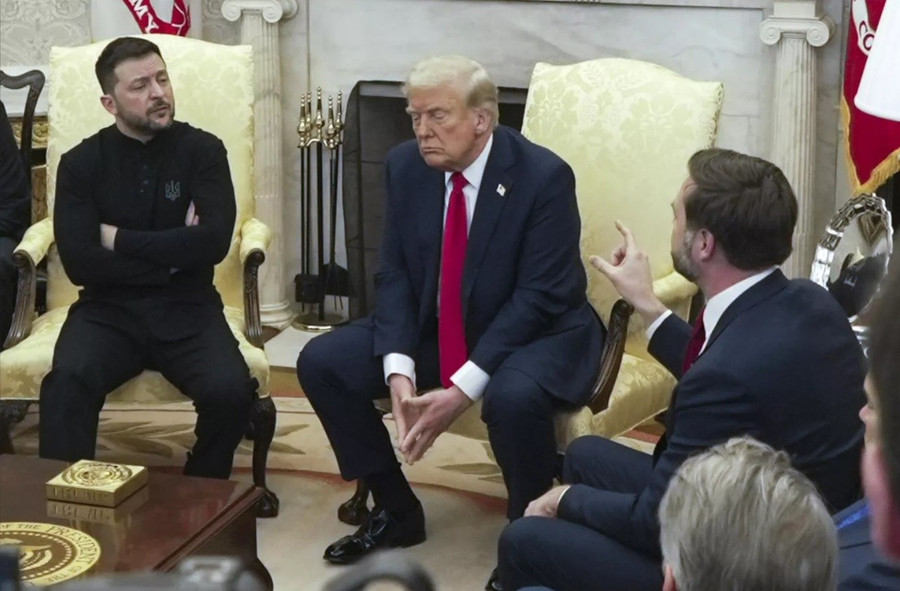 Cuộc đấu khẩu giữa Tổng thống Trump và cấp phó JD Vance với ông Zelensky hôm 28 tháng 2.