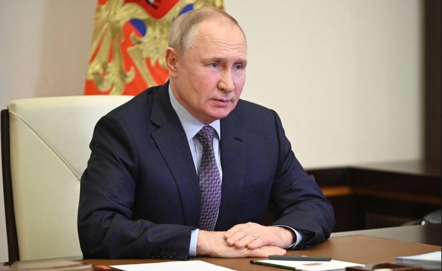 Tổng thống Vladimir Putin phát biểu tại Murmansk hôm 27 tháng 3.