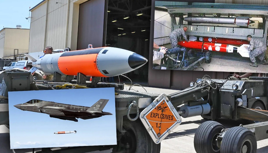 Mỹ thử nghiệm bom B61 không mang theo đầu đạn hạt nhân.