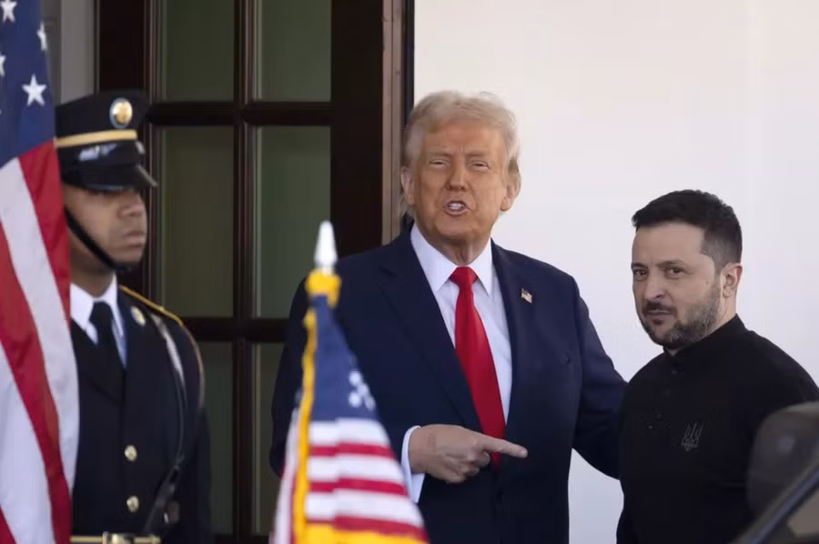 Tổng thống Mỹ Donald Trump và Tổng thống Ukraine Volodymyr Zelensky.