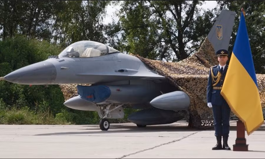 Tiêm kích F-16 của Ukraine.