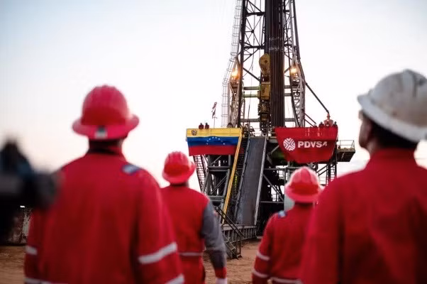 Một mỏ dầu của Venezuela.