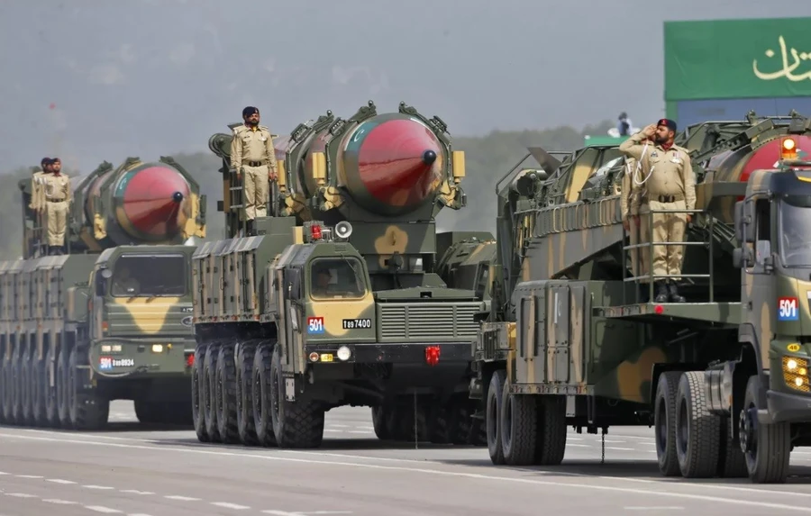 Tên lửa Shaheen-3 có khả năng mang đầu đạn hạt nhân của Pakistan.