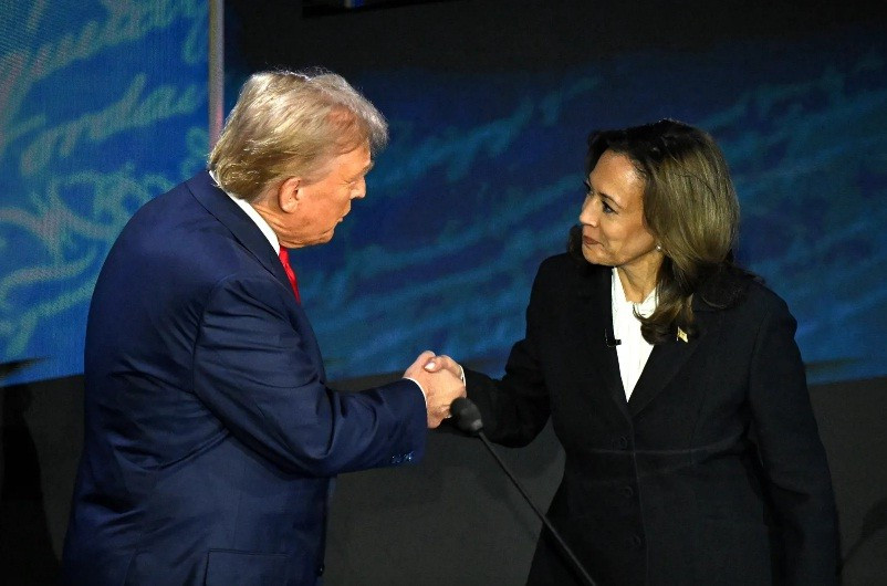 Ứng cử viên Tổng thống Mỹ Donald Trump và Kamala Harris.