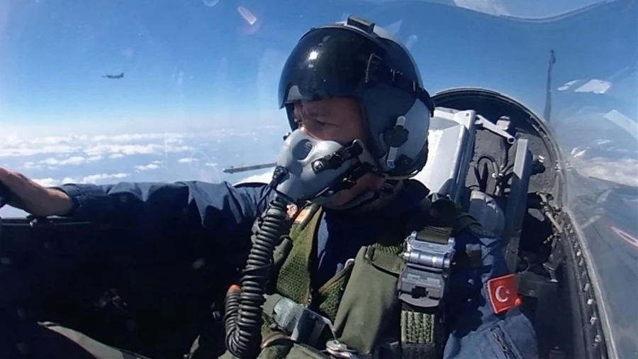 Tiêm kích F-16 Thổ Nhĩ Kỳ.