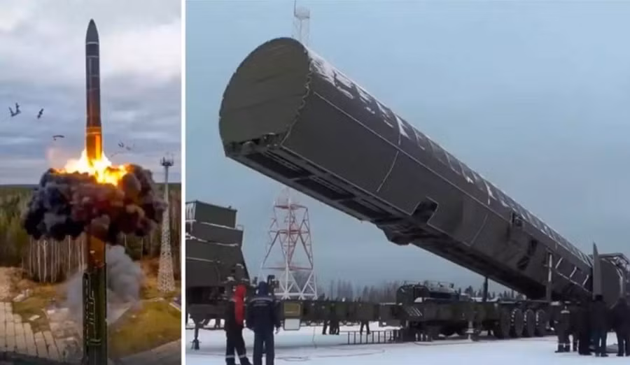 Nga thử nghiệm tên lửa ICBM mang đạn siêu vượt âm Avangard