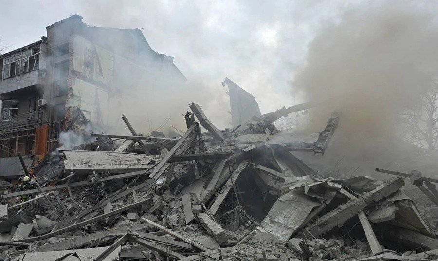 Hiện trường cuộc tấn công vào Kharkov.