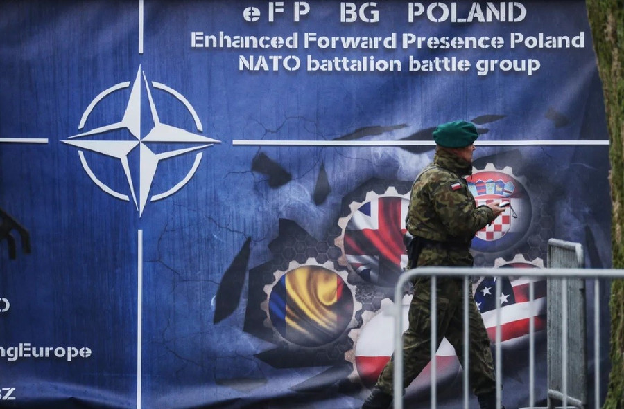 Một đơn vị của NATO tại Ba Lan.