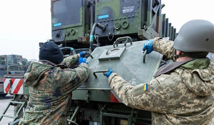 Hệ thống phòng không Patriot của Ukraine.