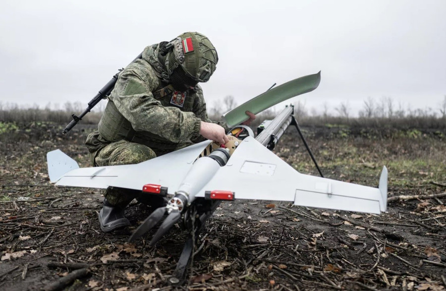 Binh sĩ Nga triển khai chiến đấu UAV tại khu vực Kupyansk.