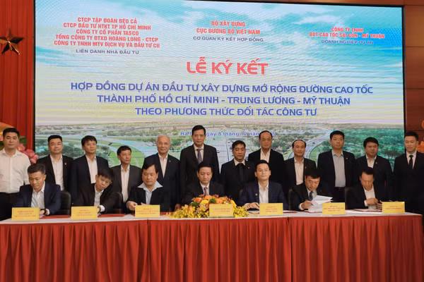 Dự án cao tốc TPHCM - Trung Lương - Mỹ Thuận có tổng mức đầu tư hơn 36.000 tỷ đồng.