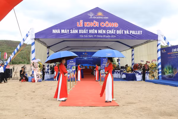 Lễ khởi công dự án.