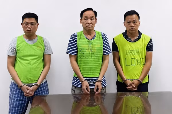 Các bị can trong vụ án. (Ảnh: CAHN)