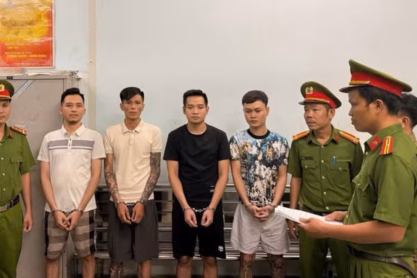 Các đối tượng trong đường dây (Ảnh: Bộ công an).