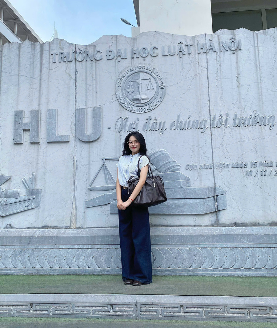 Nguyễn Bảo An thủ khoa đầu vào ngành Luật kinh tế, Trường ĐH Luật Hà Nội năm 2025. anh-1.jpg