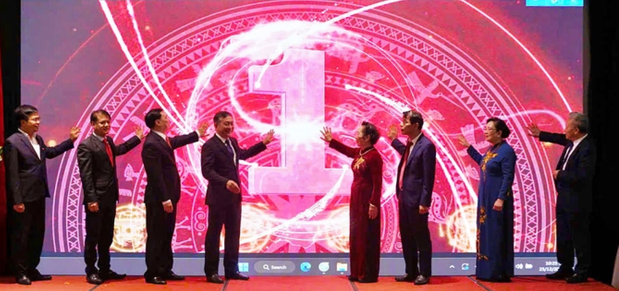 Lễ khai trương Cổng thông tin điện tử Hội Khuyến học Việt Nam.