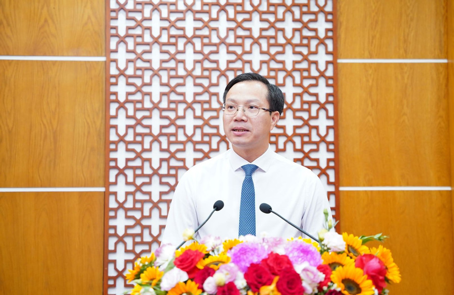 Ông Đoàn Trung Kiên phát biểu.