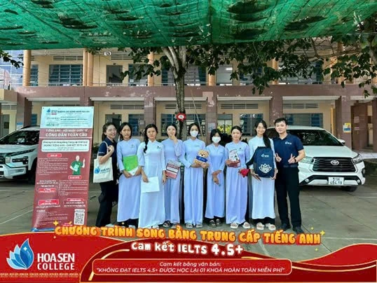 Hội nhập quốc tế với chương trình song bằng cam kết đầu ra IELTS 4.5+