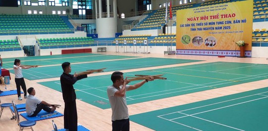 Ngày hội thể thao các DTTS tỉnh Thái Nguyên năm 2025. the-thao.jpg