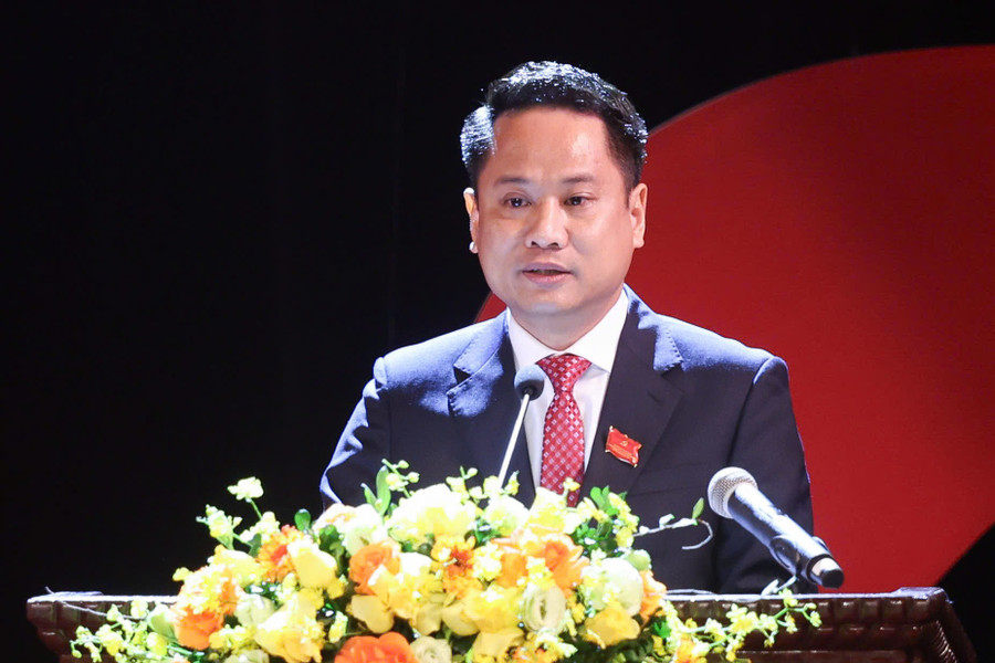 Ông Trương Thành Trung - Tổng Biên tập báo Đại đoàn kết phát biểu. doan-ket-2.jpg