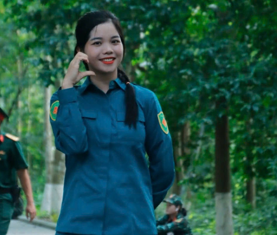Cô Thẩm sau giờ huấn luyện. Ảnh NVCC. tham-3.jpg