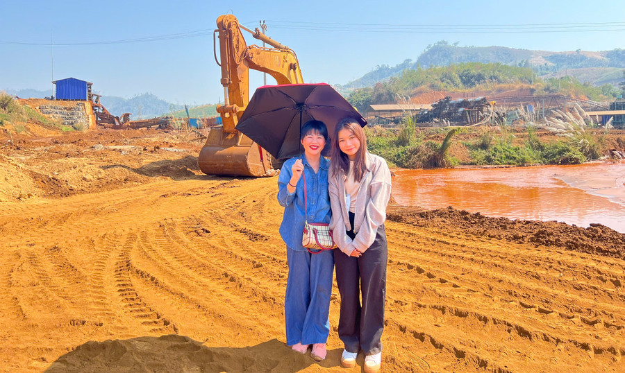 Chindalath Inthilat – lưu học sinh Lào, đang theo học thạc sĩ ngành Khoa học Môi trường, Trường ĐH Thuỷ lợi. Ảnh NVCC. thuy-loi-2.jpg