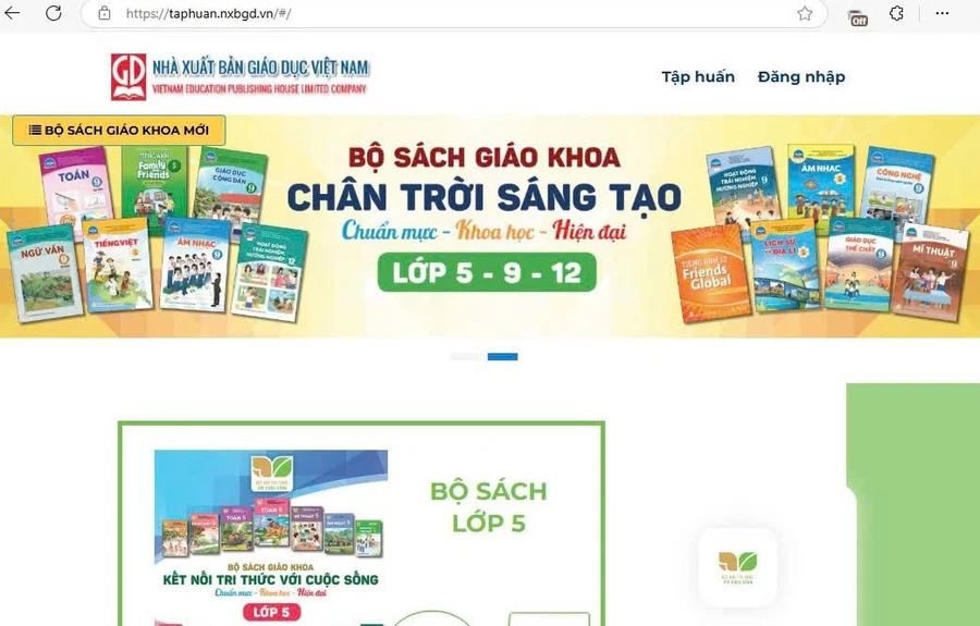 Trang taphuan.nxbgd.vn do NXBGDVN trực tiếp quản lý và vận hành.