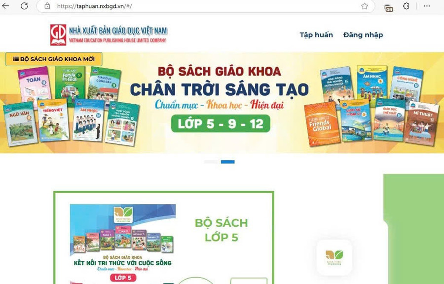 Trang taphuan.nxbgd.vn do NXBGDVN trực tiếp quản lý và vận hành.