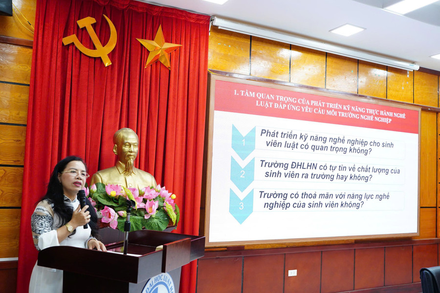 TS Trần Kim Liễu, Giám đốc Trung tâm Thực hành pháp luật, Trường Đại học Luật Hà Nội. binh-4.jpg