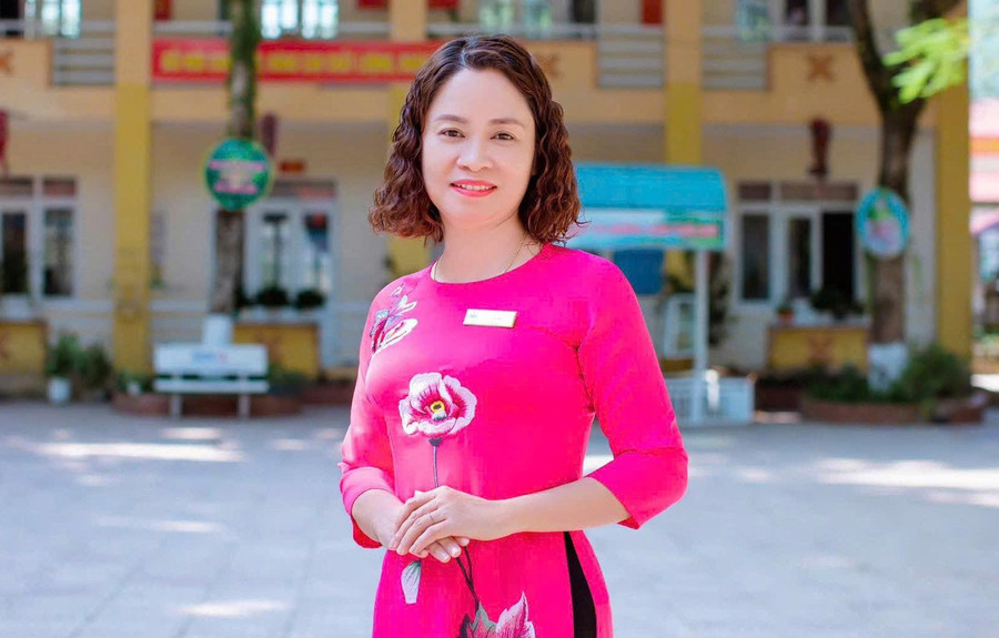 Cô Lò Thị Minh, người con dân tộc Thái.