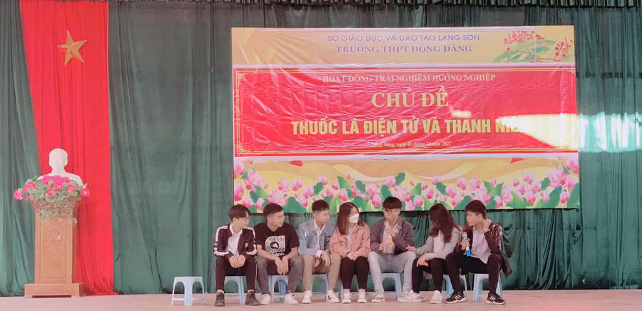 Tận dụng tối đa mọi phương thức để giáo dục học sinh nói không với thuốc lá