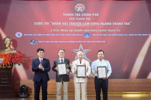 BTC trao giải cho 3 nhân vật truyền cảm hứng ngành Thanh tra.