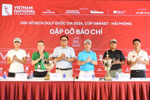 Buổi gặp gỡ báo chí thông tin về Giải vô địch golf Quốc gia 2024.