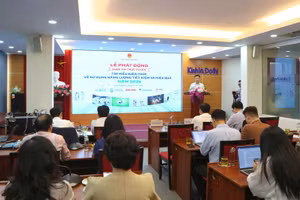 Quang cảnh Lễ phát động Cuộc thi trực tuyến “Tìm hiểu kiến thức về sử dụng năng lượng tiết kiệm và hiệu quả” năm 2025.