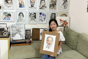 Em Lê Phạm Yến Trang, học sinh lớp 7 tại Hà Nội.